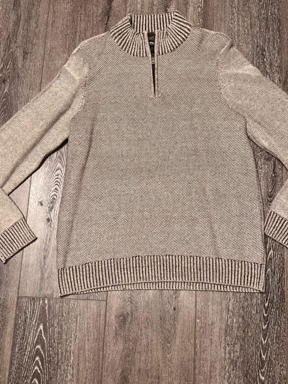 Urban Pipeline Men's Brown Mockneck Sweater Knit Casual